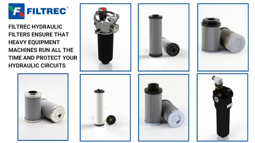Hydraulic filters ensure that heavy equipment machines run all the time and protect their hydraulic circuits