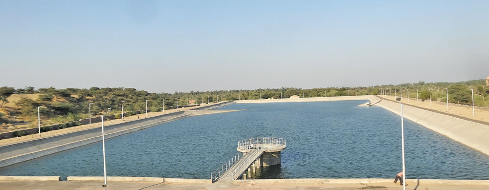300-Million-Litre-Raw-Water-Reservoir-at-Pokhran,-Rajasthan